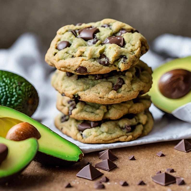 Avocado Chocolate Chip (Premium) Vegan Cookies