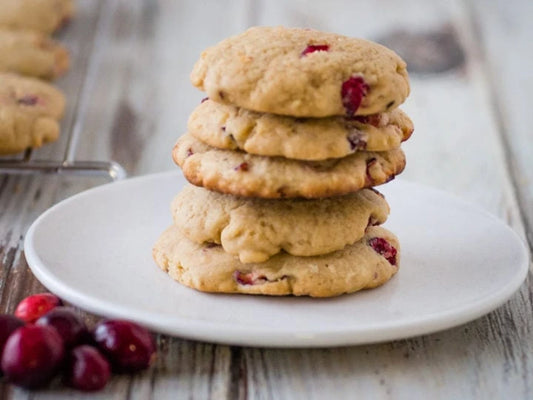 Cranberry Walnut Vegan Cookies